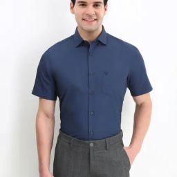 Allen Solly Blue Slim Fit Shirt-image-25