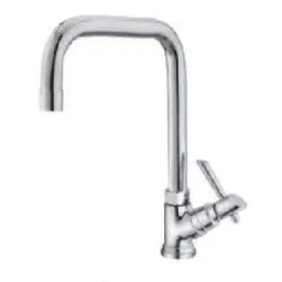 Plato Metallic Finish High Flow Fusion Pillar Cock Swan Neck Swivel Spout Size of 19.05 mm (3/4 Inch), U 208 A-image-77