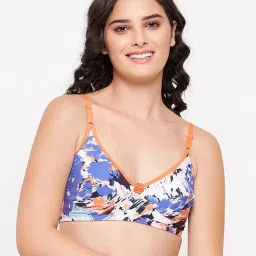 Clovia Multicolor Printed Non Wired Non Padded Full Coverage Bra image 1
