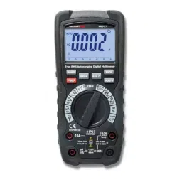 Metravi Digital TRMS Multimeter Backlit LCD Display Black, PRO-27-42