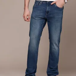 Nautica Men Slim Fit Heavy Fade Stretchable Jeans-image-52