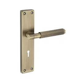 Atom Aluminium Multicolor Door Handle Lock Set, MH-MIA-LINE-KY-BA-31