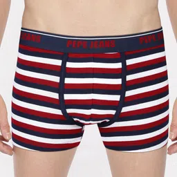 Pepe Jeans Men Navy & Red Striped Trunks 8904311304838-picture-27