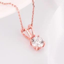 GIVA 92.5 Sterling Silver Zircon Casual Pendant With Chain for Women-image-73
