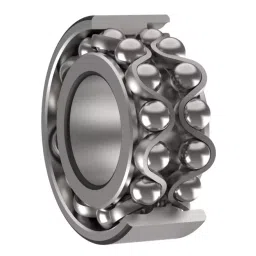 ZKL Double Row Angular Contact Ball Bearing, Inner Dia 15 mm, Outer Dia 35 mm, Width 16 mm, 3202 C3 NF-picture-1