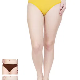 Softrose Women Pack of 3 Bikini Briefs LB7001YCP-image-96