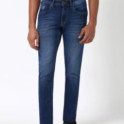 Peter England Blue Slim Fit Jeans-picture-18