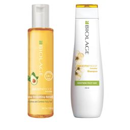 Biolage Set of SmoothProof Shampoo + Hair Serum with Camellia & Avocado for Frizzy Hair-image-19
