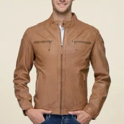 Teakwood Tan Full Sleeves Jacket-picture-24