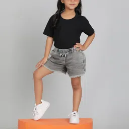 TALES & STORIES Girls Outdoor Denim Shorts-picture-37