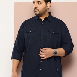 Thomas Scott Plus Size Slim Fit Casual Shirt-image-87