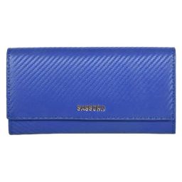 SASSORA Iris Blue Casual Leather Wallet for Women-picture-27