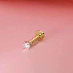 Malabar Gold and Diamonds 18k Yellow Gold & Diamond Nosepin for Women-picture-28