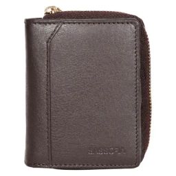 SASSORA Jay Brown Casual Leather Bi-Fold Wallet for Women-45