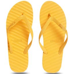Chupps Men's Banana Leaf Monocrome Gold Fusion Flip Flops-picture-46