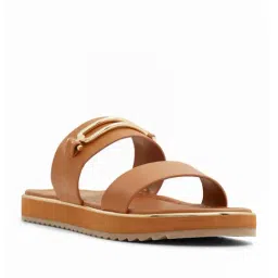 Aldo Women's LAGOON Brown Slide Sandals-image-17