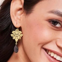 Fabindia 92.5 Silver Danglers Earrings for Women-image-24