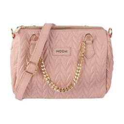 Mochi Pink Stylish Premium Textured Medium Cross Body Bag-64