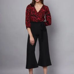 Eavan Red & Black Animal Print Jumpsuit-picture-24