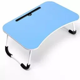 IBS Blue Mattee Finish Wood Portable Laptop Table-34