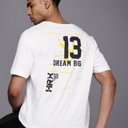 HRX by Hrithik Roshan Men Typography Printed Bio Finish Oversized T-shirt-image-53
