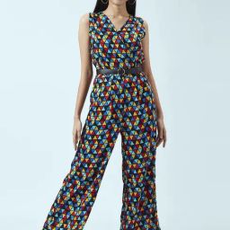 People by Pantaloons Multicolored Printed Jumpsuit-picture-18