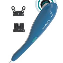 Caresmith Charge Hammer Electric Handheld Massager for Pain Relief with 3 Specialized Heads (Blue)-image-27