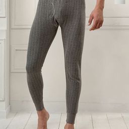 INFERNO Men Pack Of 2 Ribbed Cotton Thermal Bottoms-image-27
