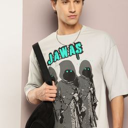 Kook N Keech Star Wars Printed Drop-Shoulder Sleeves T-shirt-image-89
