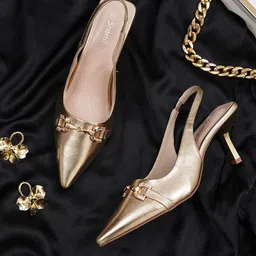Sherrif Shoes Women Slim Heeled Mules-image-91
