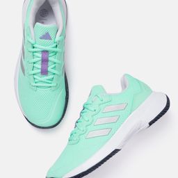 ADIDAS Women Woven Design GameCourt 2 Tennis Shoes-image-81