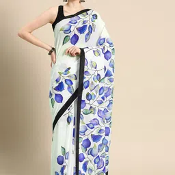 BUTA BUTI Women Floral Printed Pure Cotton Saree-picture-11