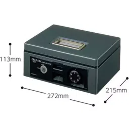Kokuyo 231x160x57 mm Light Gray A5 Portable Safe with Dial, CB-13M-image-70