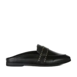 London Rag Women's Walkout Black Mule Shoes-image-47