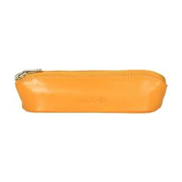 Sassora Jay Yellow Small Leather Pen & Pencil Case-image-42
