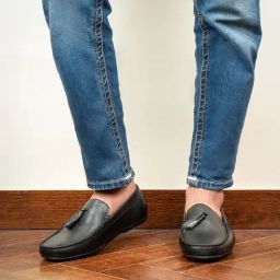 Red Chief Men's RC3617 Black Boat Shoes-image-81