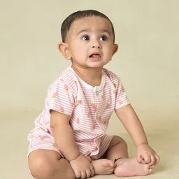 Dear Little Unisex Kids Striped Shorts-25