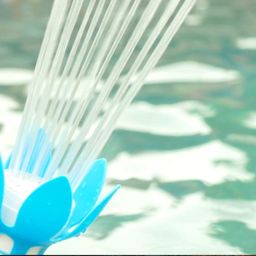 magic pool fountain is Water Powered! No battery or cords needed. Installs in seconds by hand in standard 1.5 inch pool jet. No tools required. Bright LED lights change colors and Last ~2,000 Hours image 5