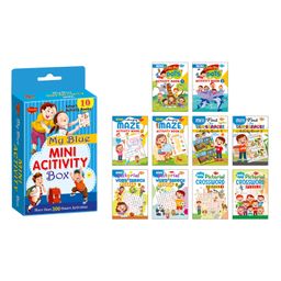 My Blue Mini Activity Box Set of 10 Books - English-17