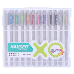 Flair Hauser XO Colours Gel Pens Pack of 12 - 12 Ink Colors-24