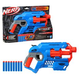 Nerf Alpha Strike Hammer storm Blaster Hammer Priming Action Dart Gun - Blue & Red-8