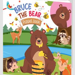 Finger Puppet Board Book: Bruce The Bear- Story Board Book with Finger Puppet for Children-24