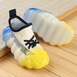 Babyoye Slip On Sneakers - Blue & Yellow-image-65