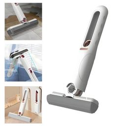 COZY VIBES Portable Mini Mop Self Squeeze, Desktop Clean Sponge Mop Powerful Absorbent Traceless Spinning Mop for Small Spaces, Kitchen, Bathroom, Living Room, Car - PACK OF 1 - COLOR MAY VARY-picture-44