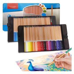 FunBlast Water Color Pencils with Paint Brush 72 Pcs Coloring Pencils for Kids & Artists-19