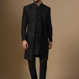 Prakatha Embroidered Sherwani Set-image-37