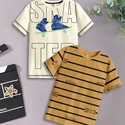 CODEZ Boys 2 Pure Cotton T-shirt-image-64
