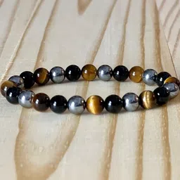 Divine souvenirs Unisex Artificial Beaded Elasticated Bracelet-55