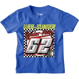 BonOrganik Boys Graphic Printed Round Neck Cotton T-shirt-26