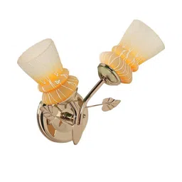 Somil Premium Designer Glass Wall / Night Lamp Elegant & Stylish Dcor Accent for Modern Interiors, color- Yellow, White, Size,- 28 X 15 X 33.5 CM-image-71